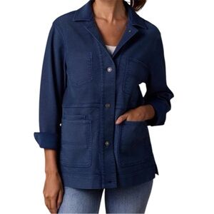 The Normal Brand Utility Jacket – Size Small – Indigo Blue